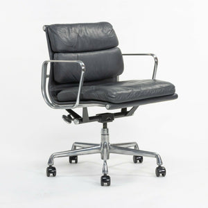 SOLD 1999 Dark Gray Herman Miller Eames Soft Pad Aluminum Group Management Desk Chair