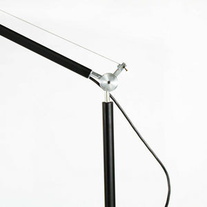 SOLD 2018 Artemide Tolomeo Mega Floor Lamp in Black w/ Blk Shade by Michele De Lucchi