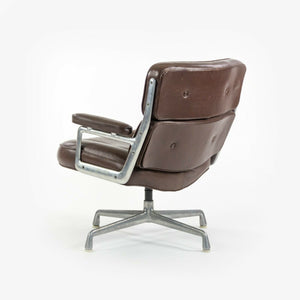 SOLD 1970s Herman Miller Charles Ray Eames Time Life Chair Brown Leather Desk Chair