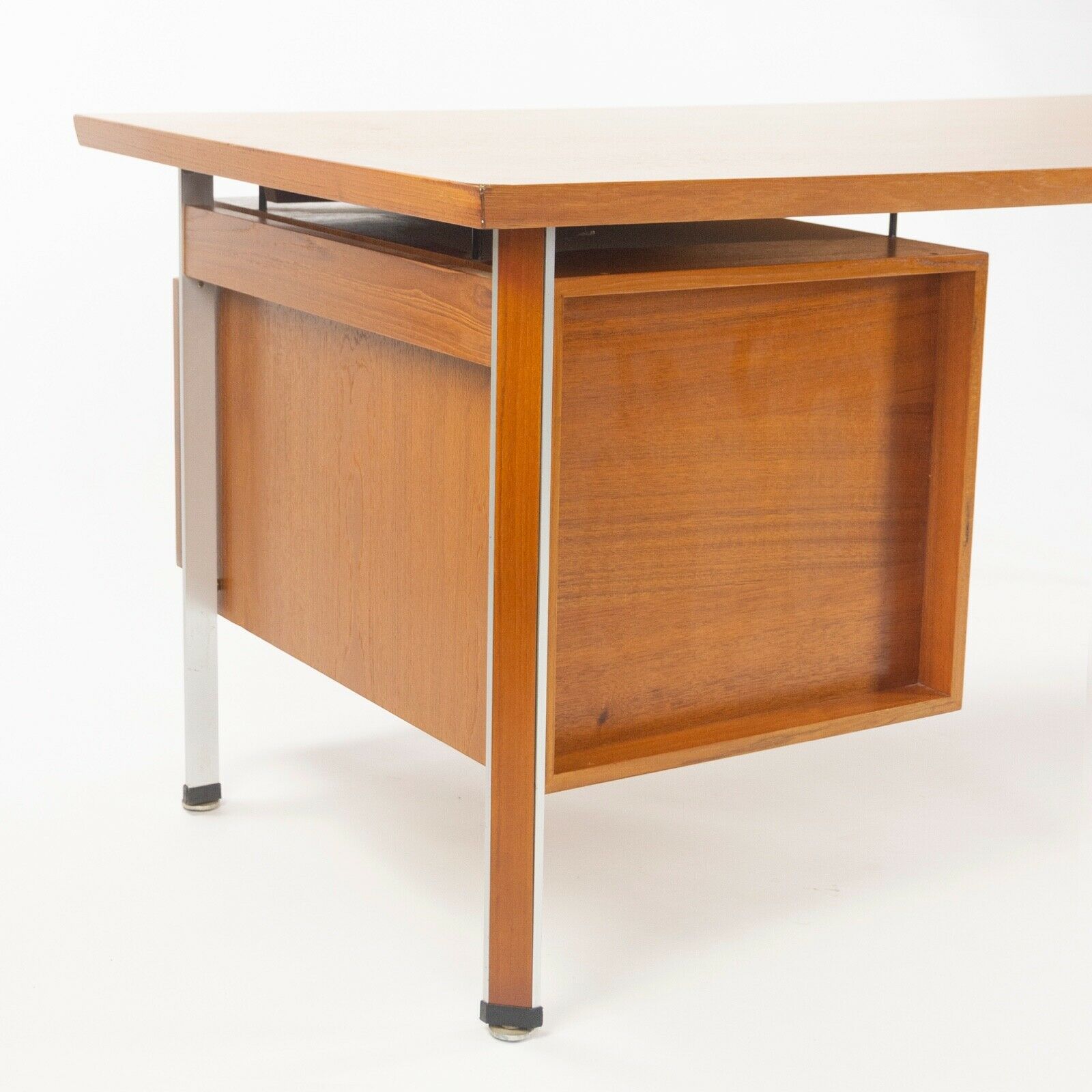 1960s Finn Juhl France & Son Technocrat Desk Model 963 in Teak Made in Denmark