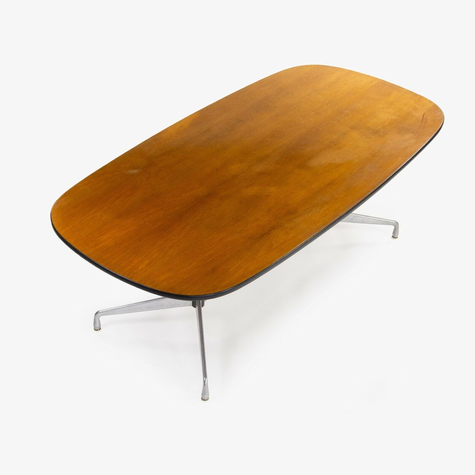 SOLD 1977 Vintage Eames Herman Miller ET153 Segmented Dining Conference Table Walnut