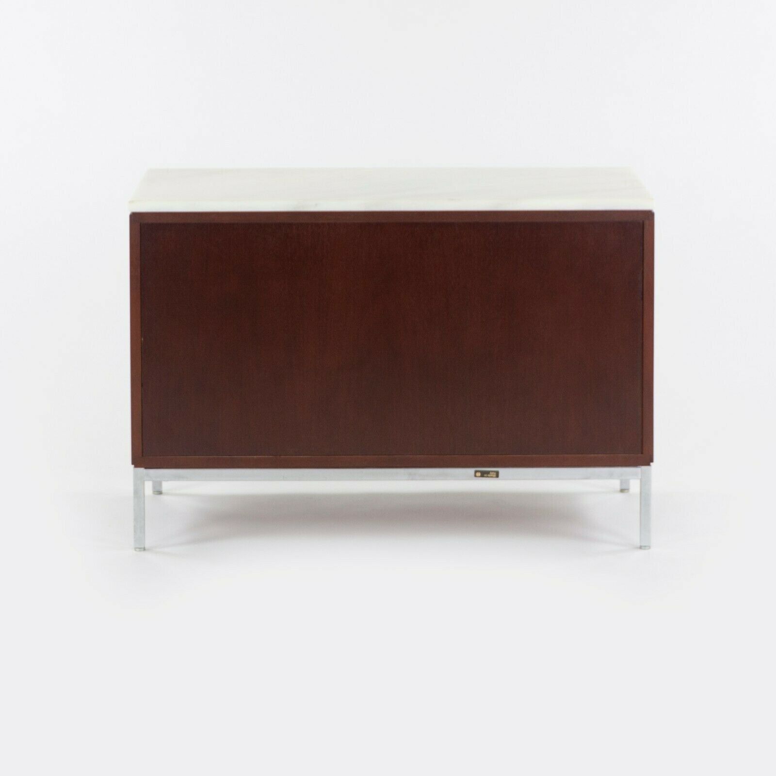 1970s Florence Knoll International 6 Drawer Credenza Dresser Cabinet with Marble Top