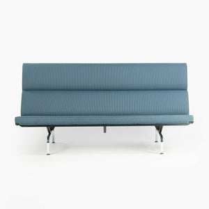 2006 Herman Miller by Ray and Charles Eames Sofa Compact Blue Fabric Upholstery