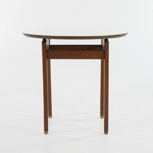 1960s Jens Risom Design Inc Walnut & Laminate End / Side Table