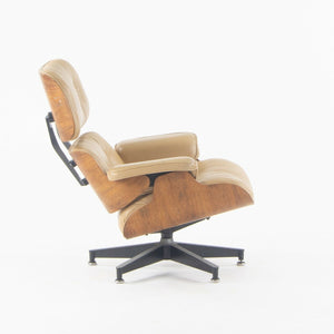 SOLD 1970s Herman Miller Eames Lounge Chair and Ottoman 670 671 Rosewood Tan Leather