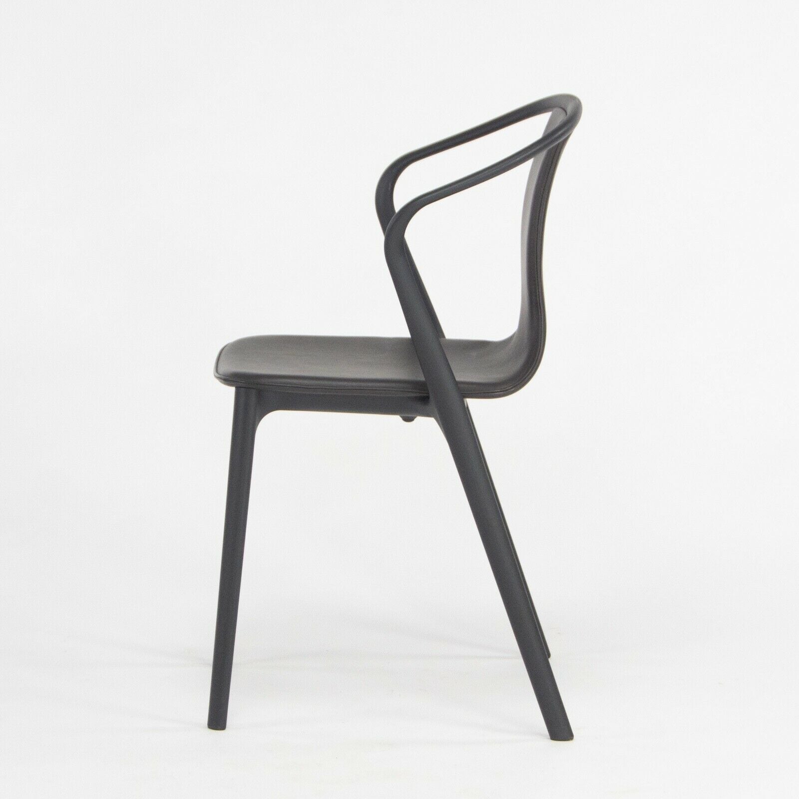 C. 2019 Vitra Belleville Armchair in Brown Leather by Ronan