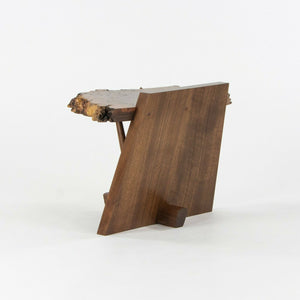 SOLD Mira Nakashima George Nakashima Woodworker Claro Walnut Burl Kevin End Table