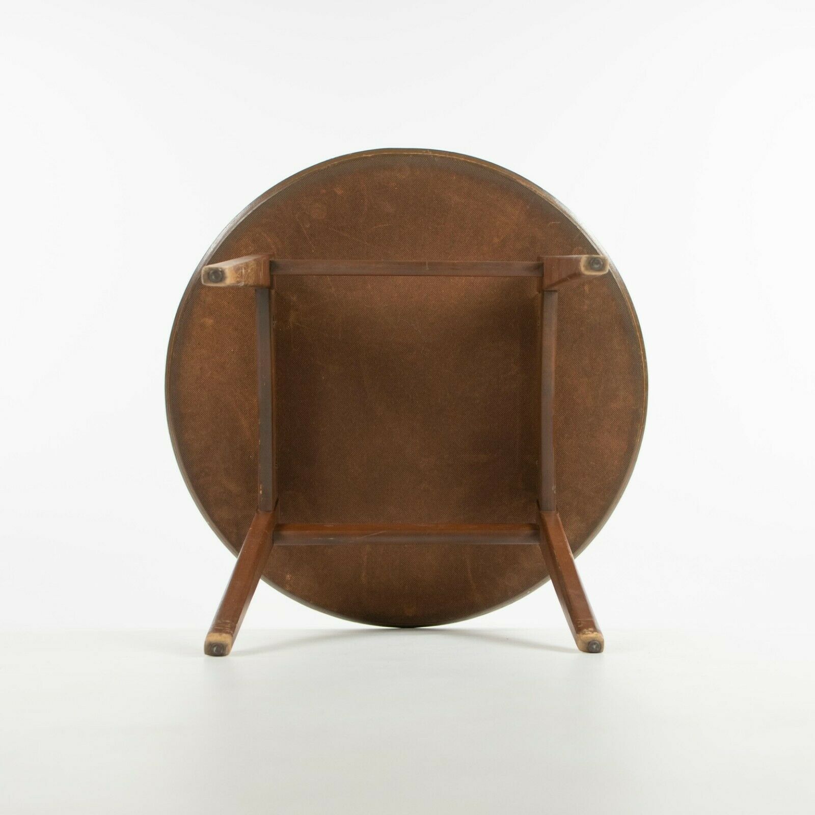 1960s Jens Risom Design Inc Walnut & Laminate End / Side Table