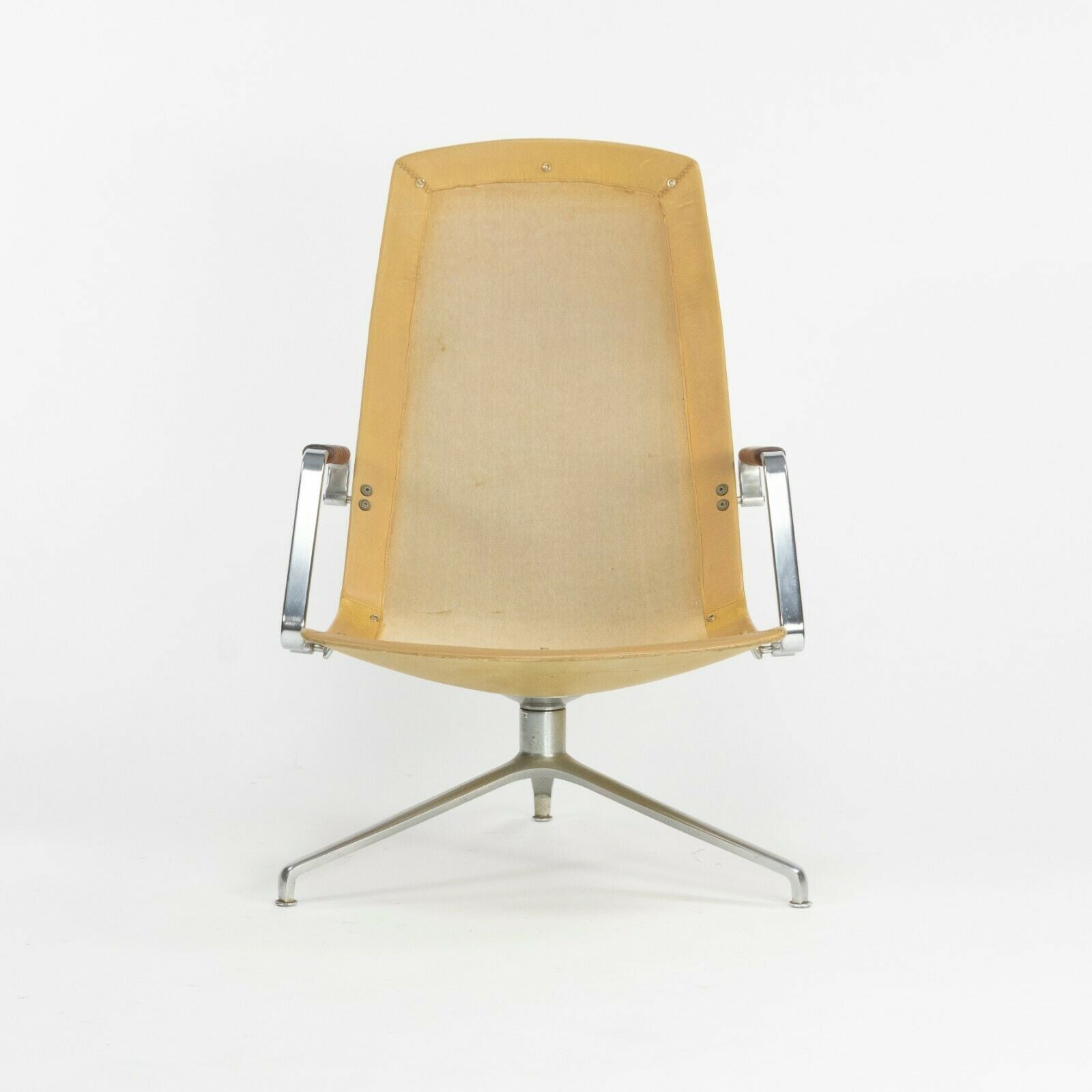 1960s Fabricius and Kastholm Kill International FK86 Lounge Chair in Tan Leather