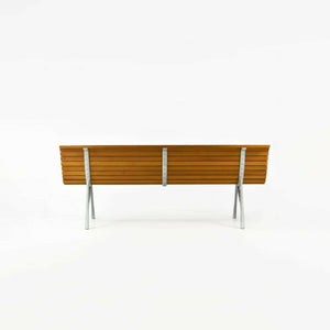 2010s Alias Teak Outdoor Three Seat Bench / Settee in Cast Aluminum by Alberto Meda