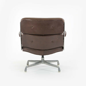 SOLD 1970s Herman Miller Charles Ray Eames Time Life Chair Brown Leather Desk Chair