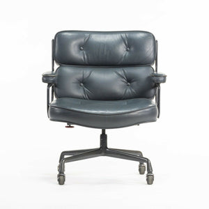 SOLD 1984 Herman Miller Eames Dark Blue Leather Time Life Executive Office Desk Chair