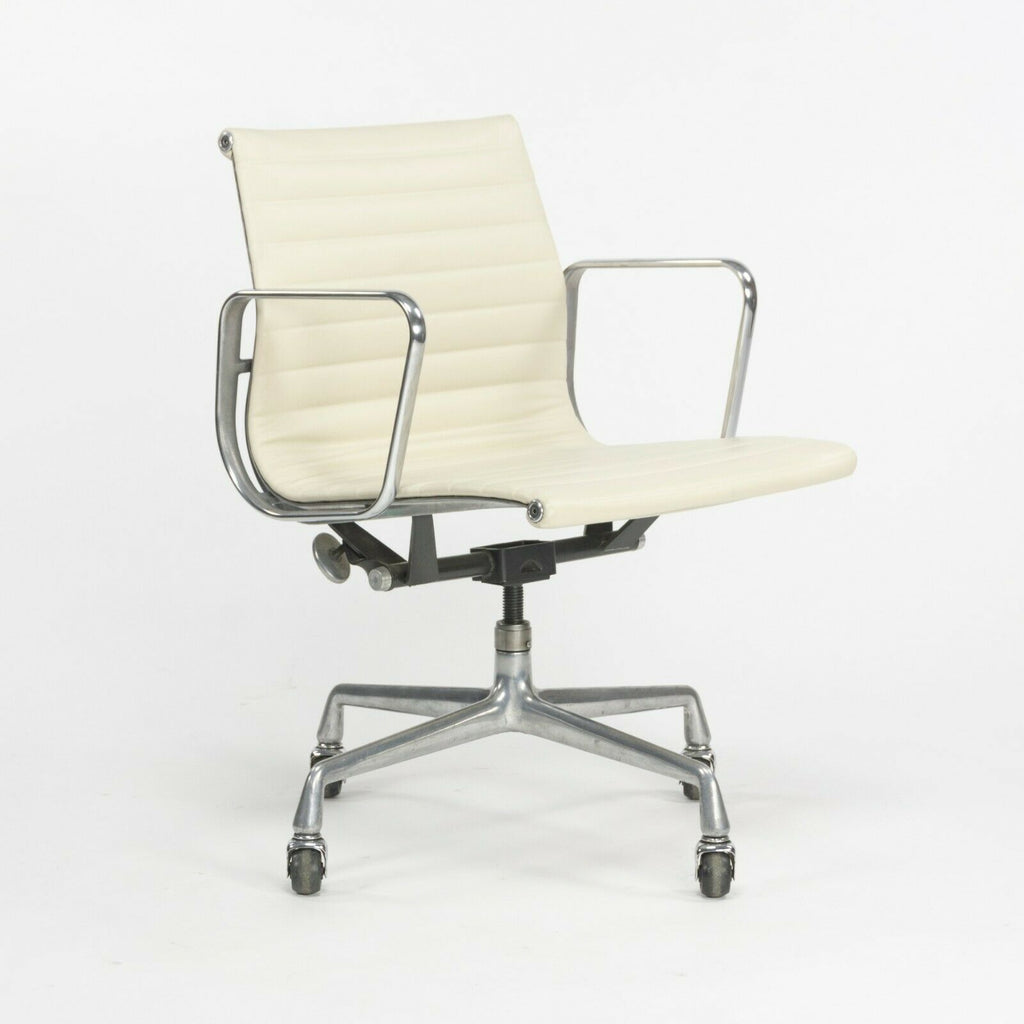 SOLD 1985 Herman Miller Eames Aluminum Group Management Desk Chair White