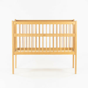 SOLD Custom & Handmade Charles Webb Design of Cambridge MA Oak Baby Crib Mid Century