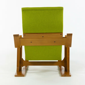 SOLD 1960s Marcel Breuer for Knoll Isokon Chaise Lounge Chair in Green Upholstery