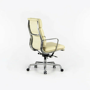 SOLD 2011 Herman Miller Eames Aluminum Group Executive Soft Pad Desk Chair Ivory 12+