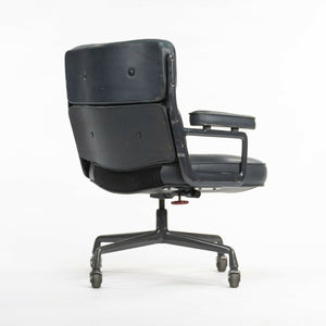 SOLD 1984 Herman Miller Eames Dark Blue Leather Time Life Executive Office Desk Chair