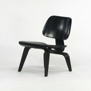 SOLD 1952 Herman Miller Eames LCW Lounge Chair Wood w/  Ebonized Black Aniline Finish