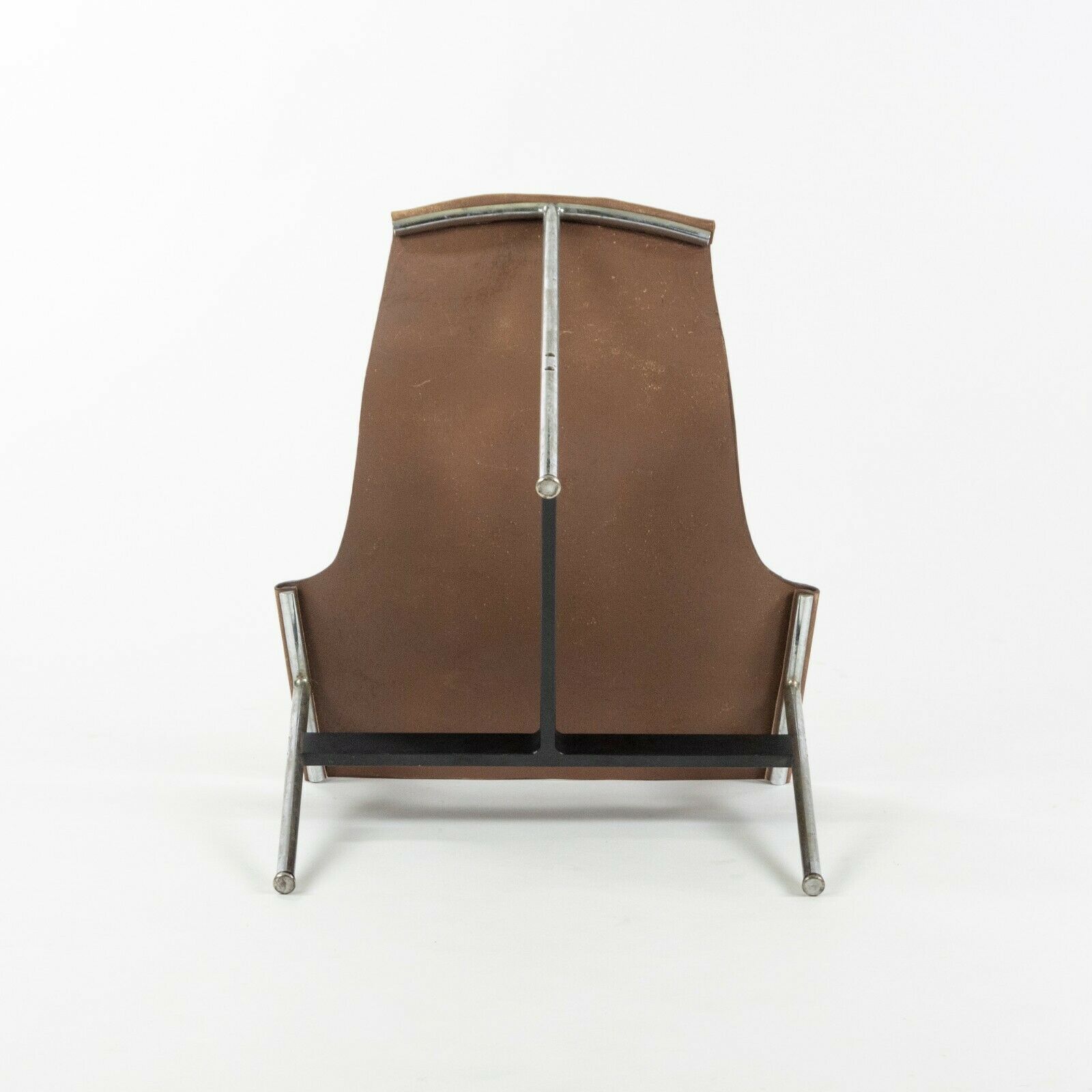 Katavolos Littel and Kelley T Chairs for Laverne International in Brown Leather