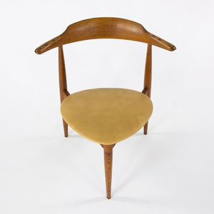 SOLD 1950s Hans Wegner Stacking Heart FH4103 Oak Dining Chairs by Fritz Hansen of Denmark