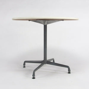 SOLD 2002 Herman Miller Eames Aluminum Group Cafe Dining Table w/ Gray Contract Base