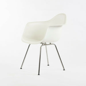 SOLD 2012 Herman Miller Eames White Molded Plastic Arm Shell Side Dining Chair DAX