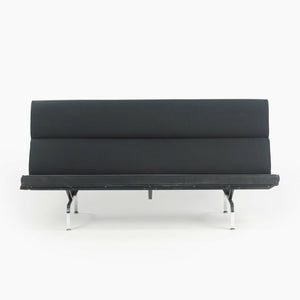 2006 Herman Miller by Ray and Charles Eames Sofa Compact Black Fabric Upholstery