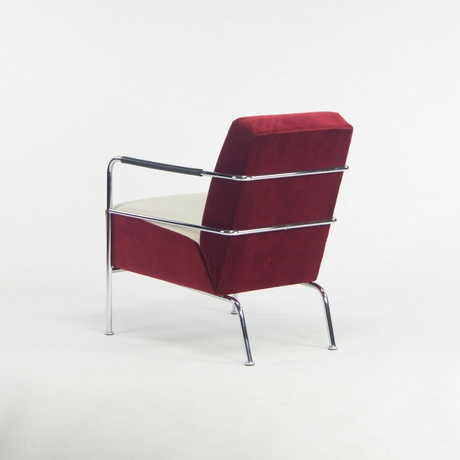 SOLD Pair of Gunilla Allard for Lammhults Cinema Chairs in Pierre Frey Velvet/Cotton