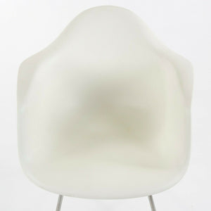 SOLD 2012 Herman Miller Eames White Molded Plastic Arm Shell Side Dining Chair DAX