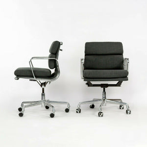 SOLD 2010s Herman Miller Eames Aluminum Group Soft Pad Management Desk Chair w Fabric