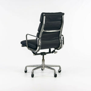 SOLD 1990s Herman Miller Eames Aluminum Group Soft Pad Executive Desk Chair in Blue