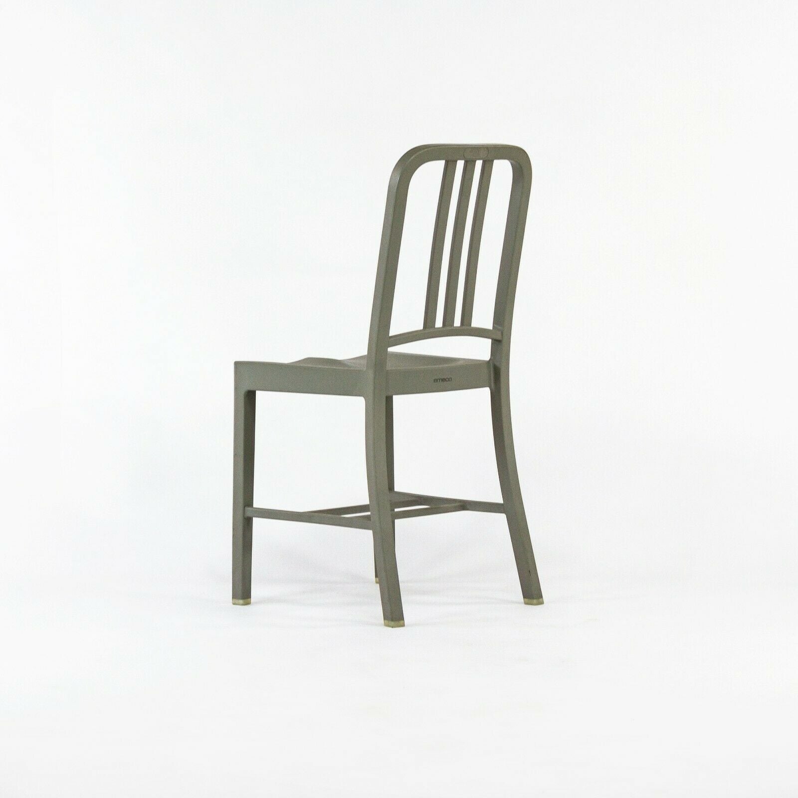 SOLD Emeco Coca-Cola 111 Navy Chair in Flint Gray Made From Recycled Plastic Bottles