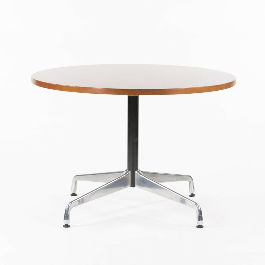 SOLD 2012 Herman Miller Eames Aluminum Group Segmented Dining Table 42 Inch Walnut