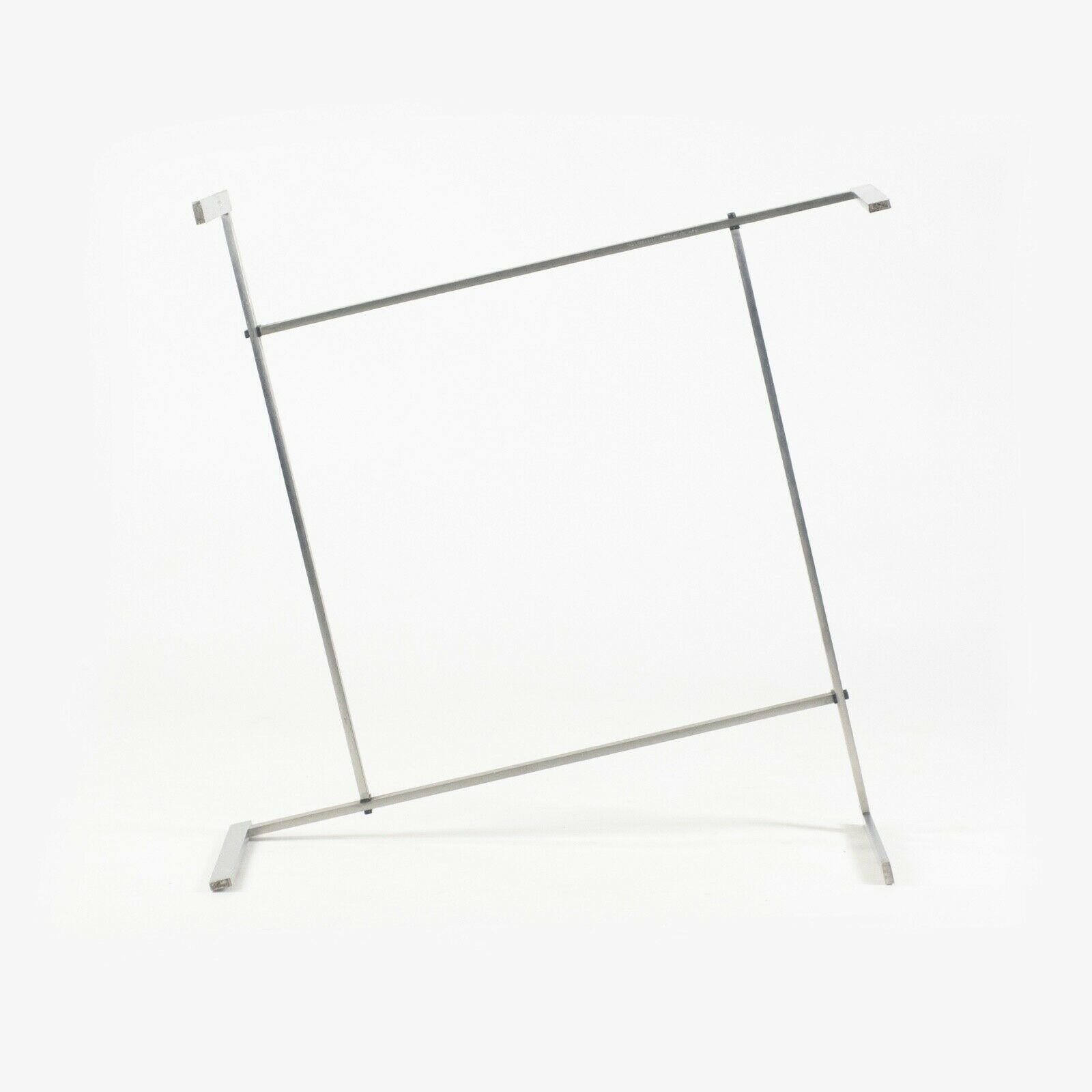 SOLD 2010 Poul Kjaerholm PK61 Glass Coffee Table by Fritz Hansen Stainless Denmark