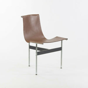 Katavolos Littel and Kelley T Chairs for Laverne International in Brown Leather