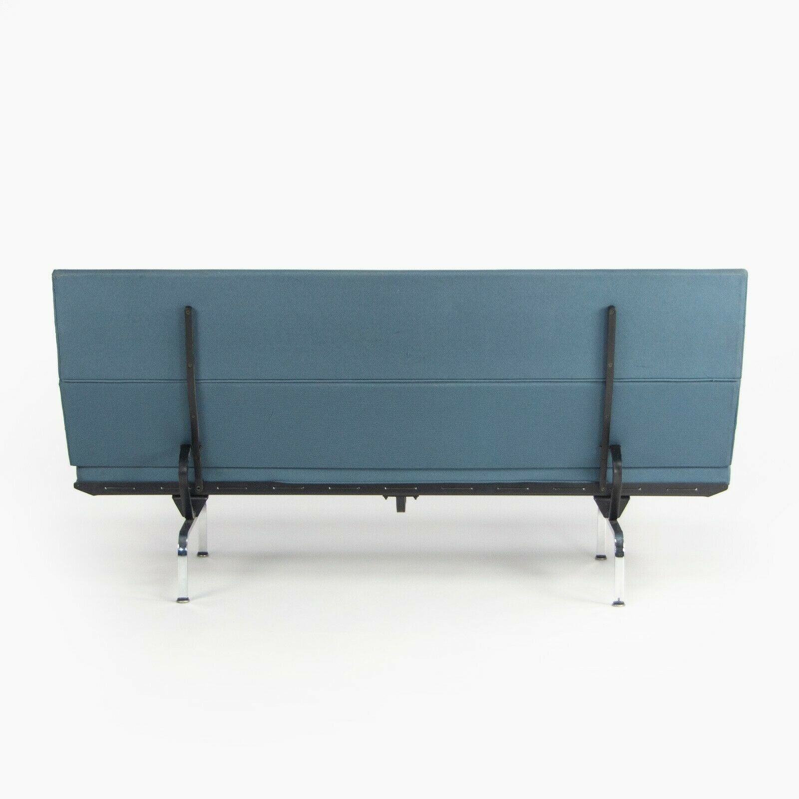 2006 Herman Miller by Ray and Charles Eames Sofa Compact Blue Fabric Upholstery