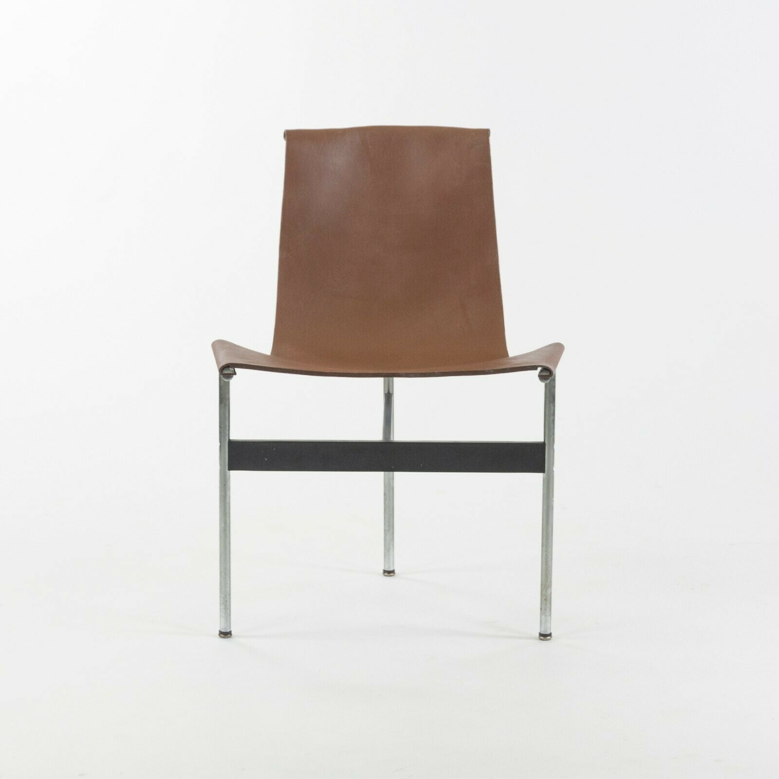 Katavolos Littel and Kelley T Chairs for Laverne International in Brown Leather