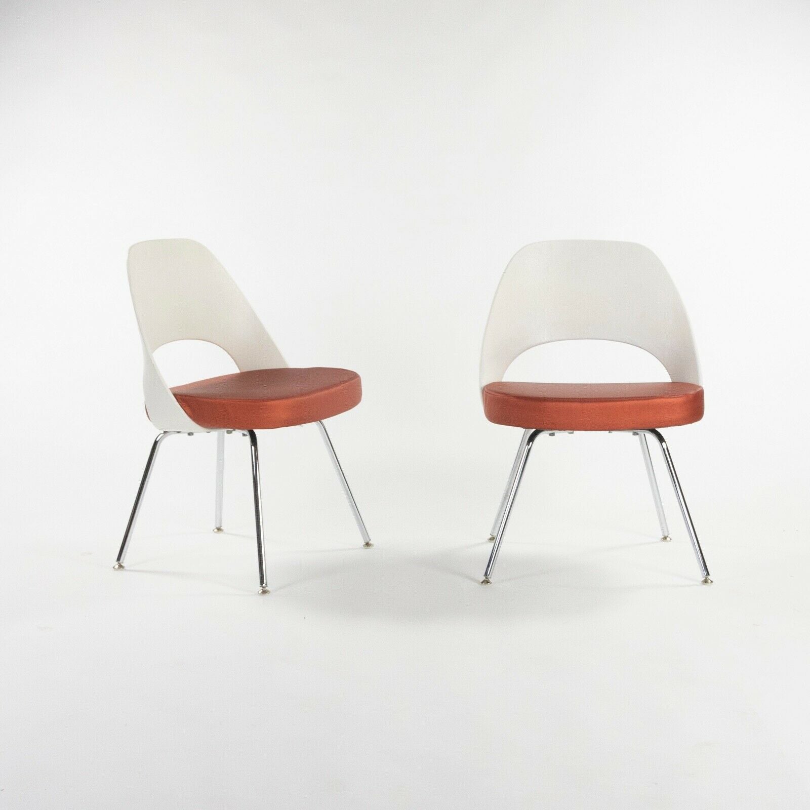 SOLD 2012 Eero Saarinen Knoll Executive Armless Dining Side Chairs 4 or 8 Available