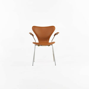 1969 Arne Jacobsen Fritz Hansen Series 7 Armchair Hand Stitched Leather 4-12 Available