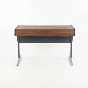 SOLD 1970s George Nelson for Herman Miller Action Office Roll Top Desk w/ Dark Oak