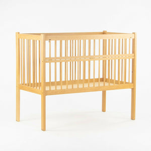 SOLD Custom & Handmade Charles Webb Design of Cambridge MA Oak Baby Crib Mid Century