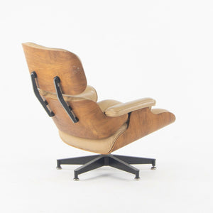 SOLD 1970s Herman Miller Eames Lounge Chair and Ottoman 670 671 Rosewood Tan Leather