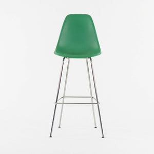 SOLD Ray and Charles Eames Herman Miller Molded Shell Bar Stool Chair Kelly Green