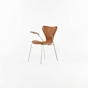 1969 Arne Jacobsen Fritz Hansen Series 7 Armchair Hand Stitched Leather 4-12 Available