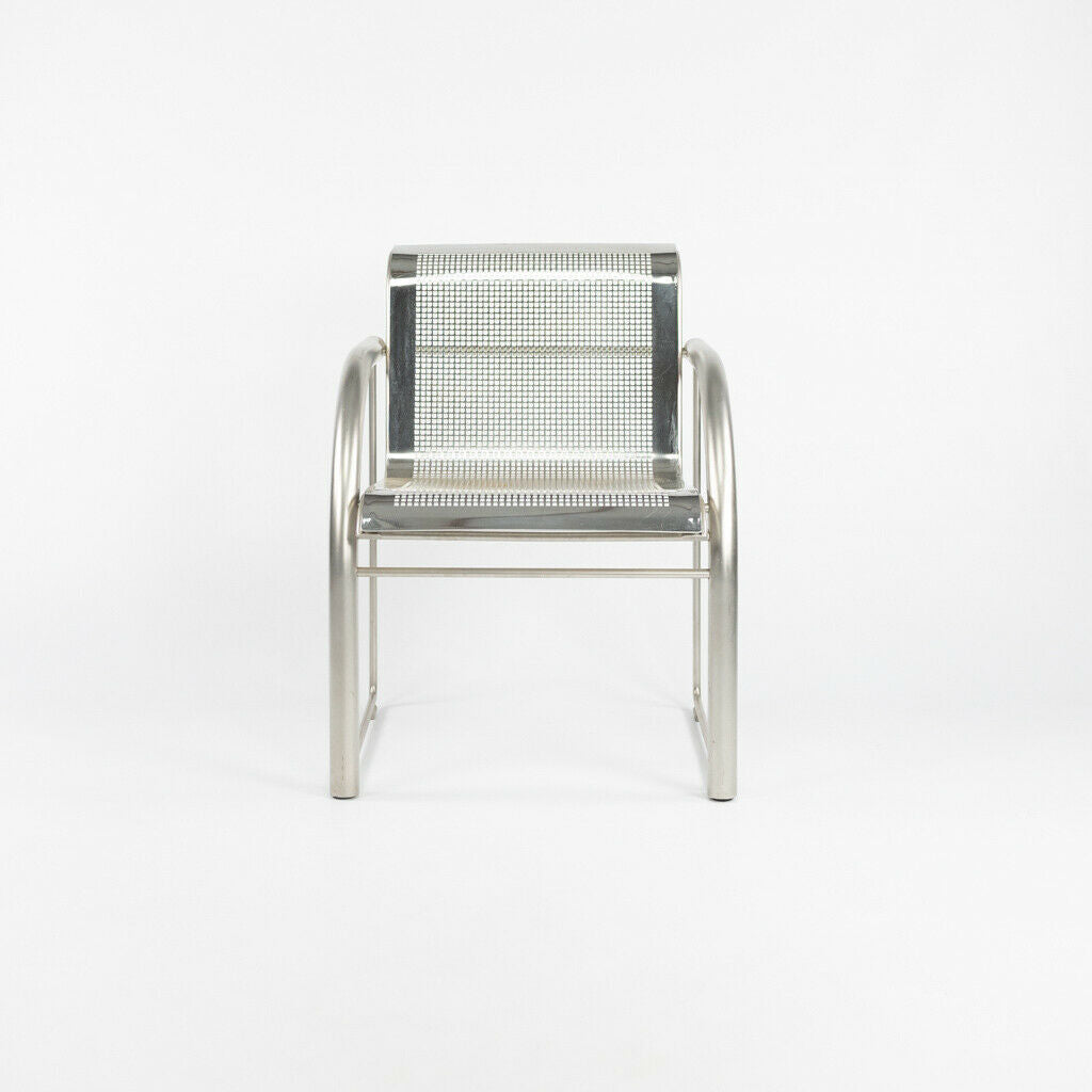 2001 Prototype Richard Schultz 2002 Collection Stainless Steel Mesh Dining Chair