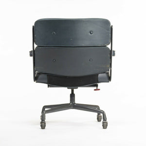 SOLD 1984 Herman Miller Eames Dark Blue Leather Time Life Executive Office Desk Chair