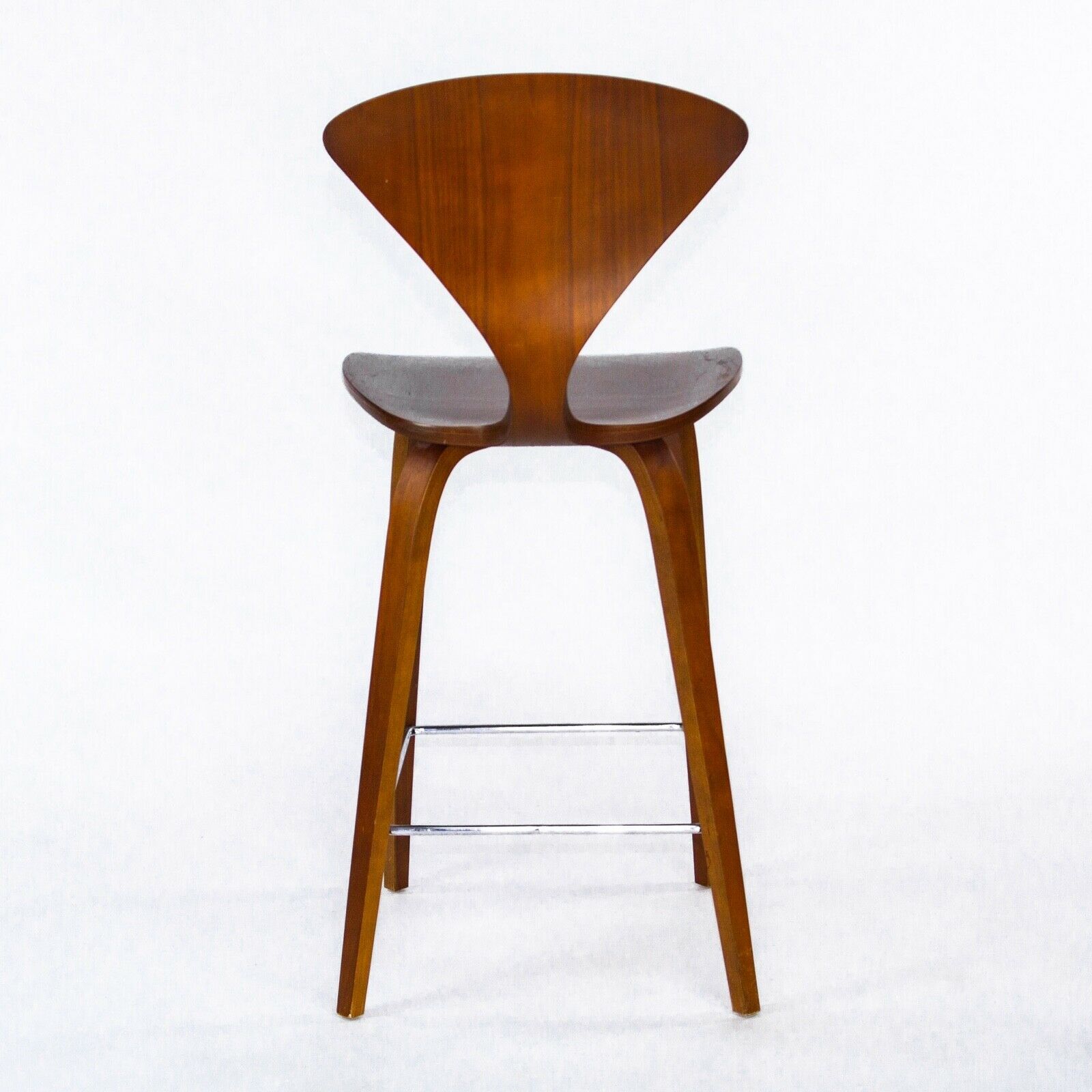 SOLD 2005 Norman Cherner Walnut Counter Height Stool / Chair - Multiples Available