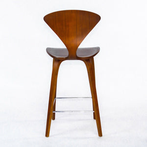 SOLD 2005 Norman Cherner Walnut Counter Height Stool / Chair - Multiples Available