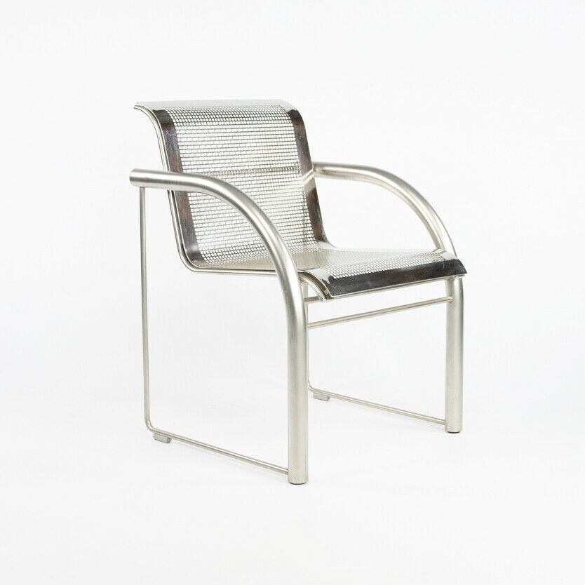 2001 Prototype Richard Schultz 2002 Collection Stainless Steel Mesh Dining Chair