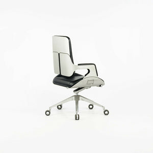 2008 Interstuhl Silver 262S Office Desk Chair in Black Leather by Hadi Teherani